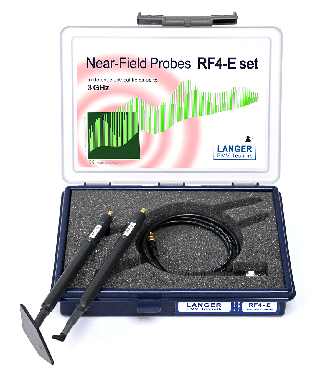 RF4-E set, Nahfeldsonden E-Feld 30 MHz bis 3 GHz